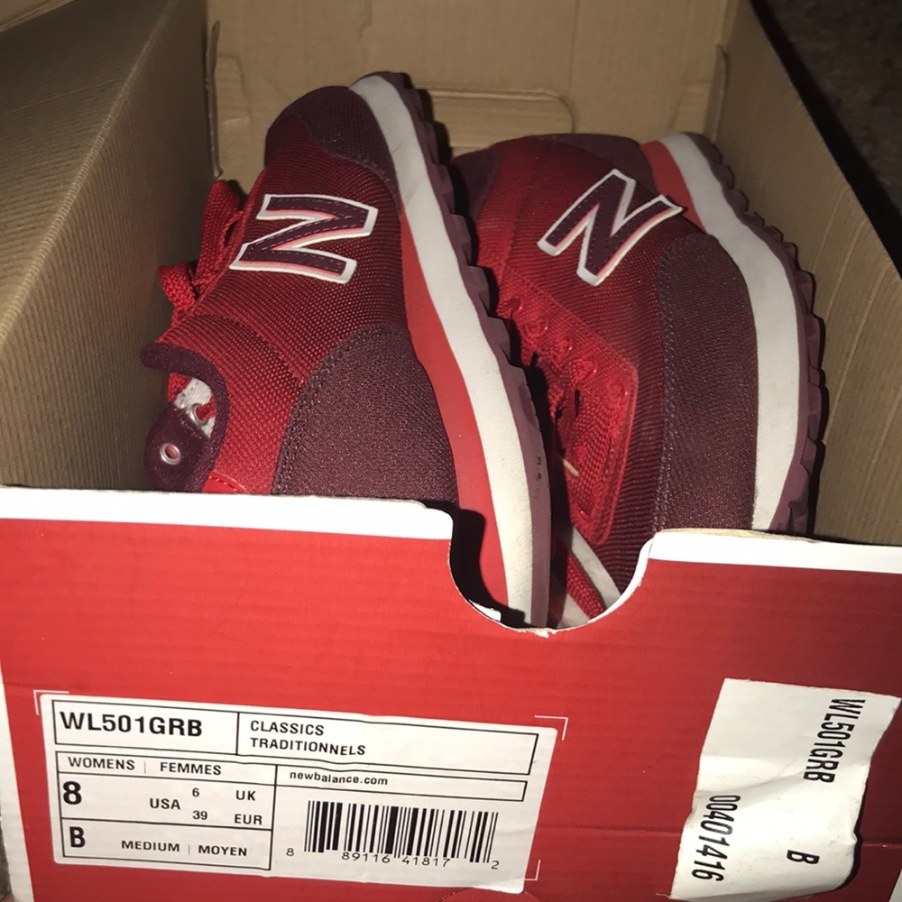 Red classic 501 new balances